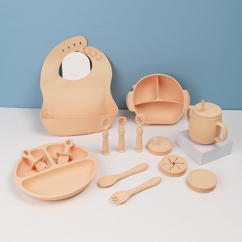 All-in-One Baby Feeding Set with Bowl, Spoon & Bib