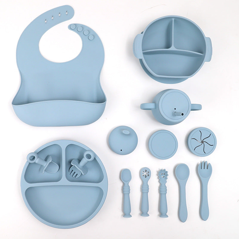 All-in-One Baby Feeding Set with Bowl, Spoon & Bib